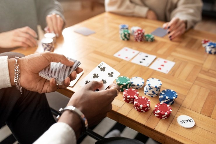 Meja Capsa Susun live dealer dengan dealer profesional di studio HD carlotta